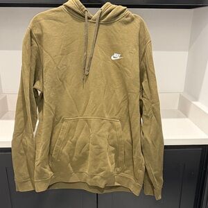Nike Men's Hoodie in the color Olive. Size XL